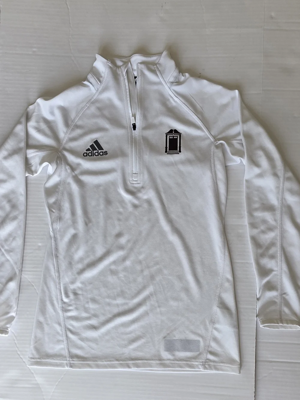 adidas white quarter